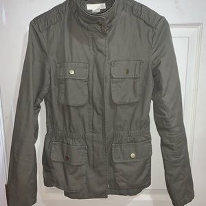 Green H&M Utility Jacket